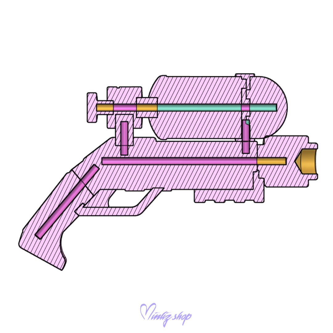 3D Model | League of Legends - Pool Party Miss Fortune Weapon