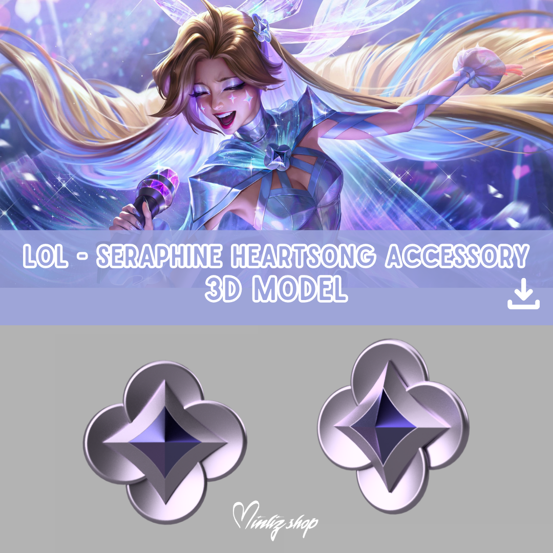 3D Model | Heartsong Seraphine Accessory League of Legends