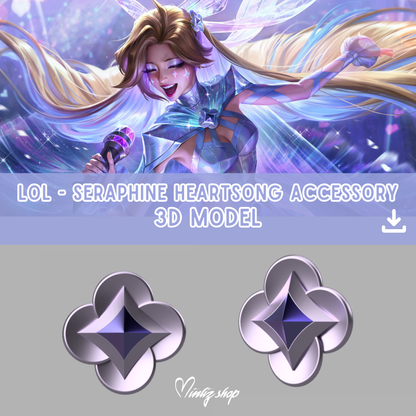 3D Model | Heartsong Seraphine Accessory League of Legends
