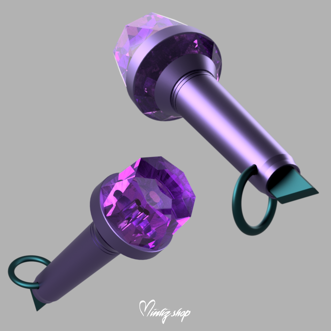 3D Model | Heartsong Seraphine Microphone League of Legends