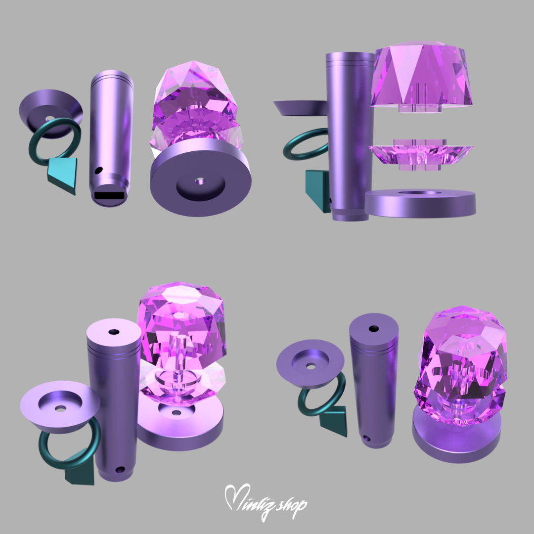 3D Model | Heartsong Seraphine Microphone League of Legends