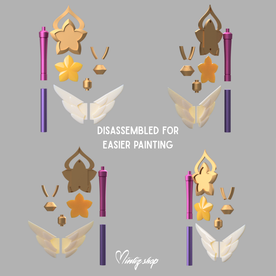 3D Model | Lux Star / Pajama Guardian skin wand weapon League of Legends