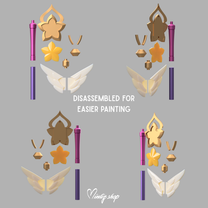 3D Model | Lux Star / Pajama Guardian skin wand weapon League of Legends