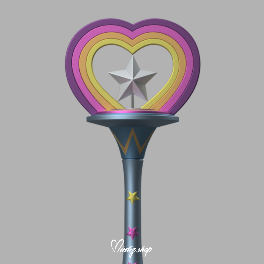 3D Model | Lux Lovestruck skin Staff League of Legends
