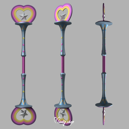 3D Model | Lux Lovestruck skin Staff League of Legends
