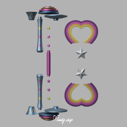 3D Model | Lux Lovestruck skin Staff League of Legends