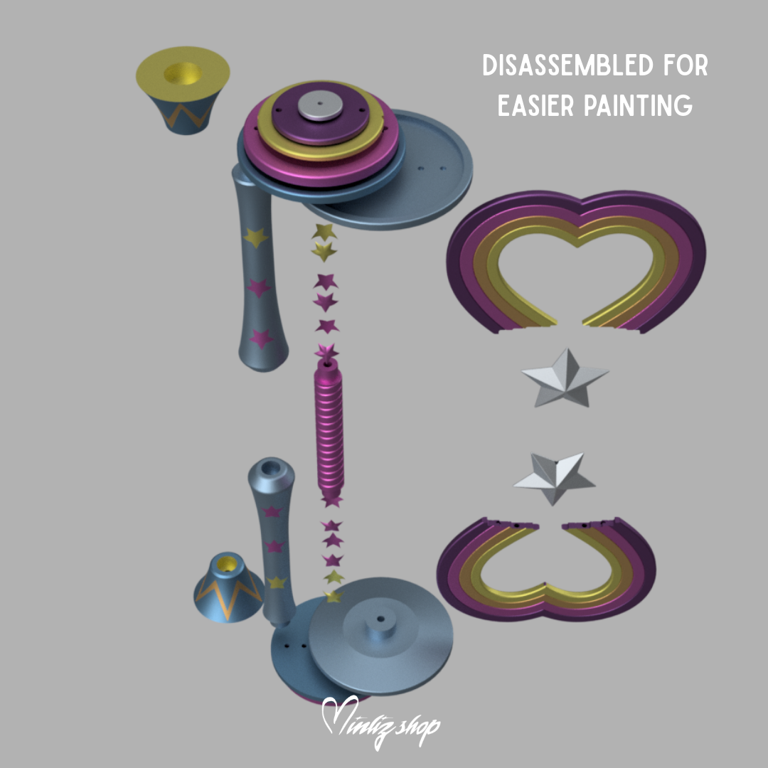 3D Model | Lux Lovestruck skin Staff League of Legends