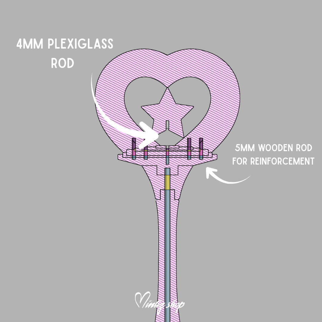 3D Model | Lux Lovestruck skin Staff League of Legends