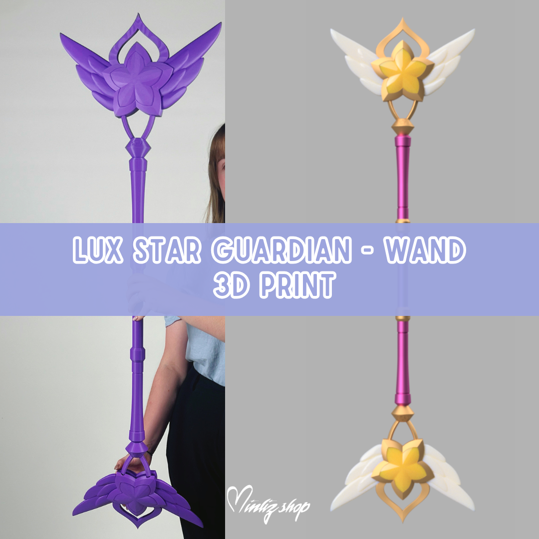 3D Printed Kit | Lux Star / Pajama Guardian skin wand weapon League of Legends