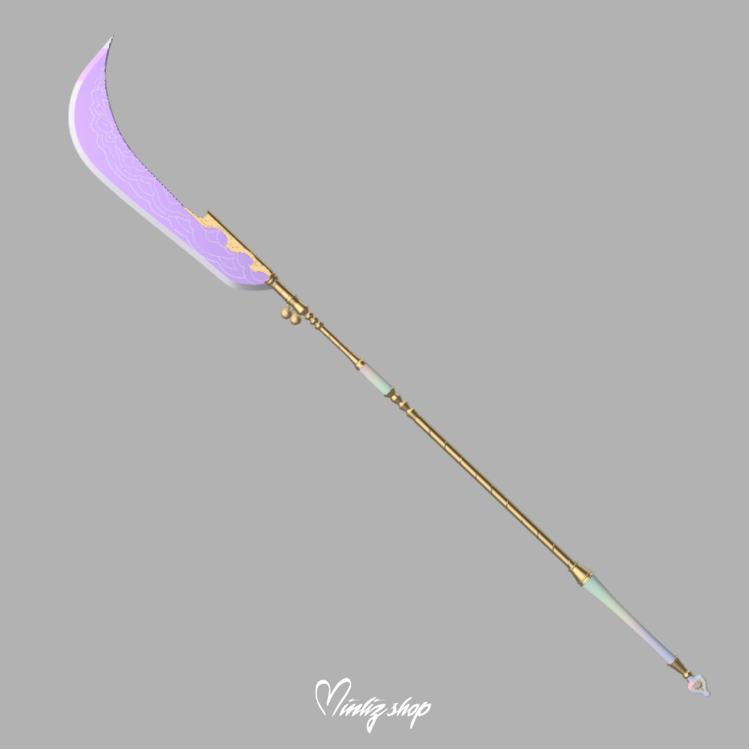 3D Model | Kpop DEmon Hunters Mira Weapon / Spear Gok-Do