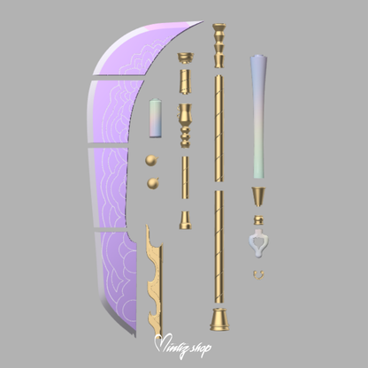 3D Model | Kpop DEmon Hunters Mira Weapon / Spear Gok-Do