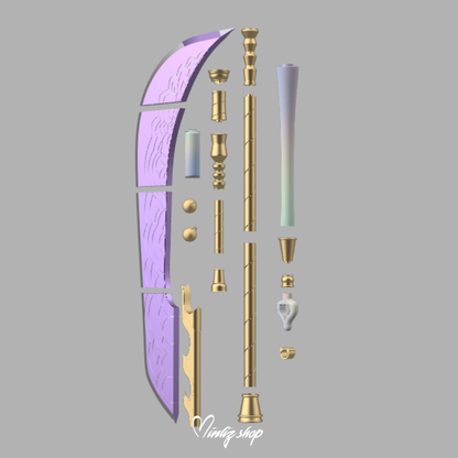 3D Model | Kpop DEmon Hunters Mira Weapon / Spear Gok-Do