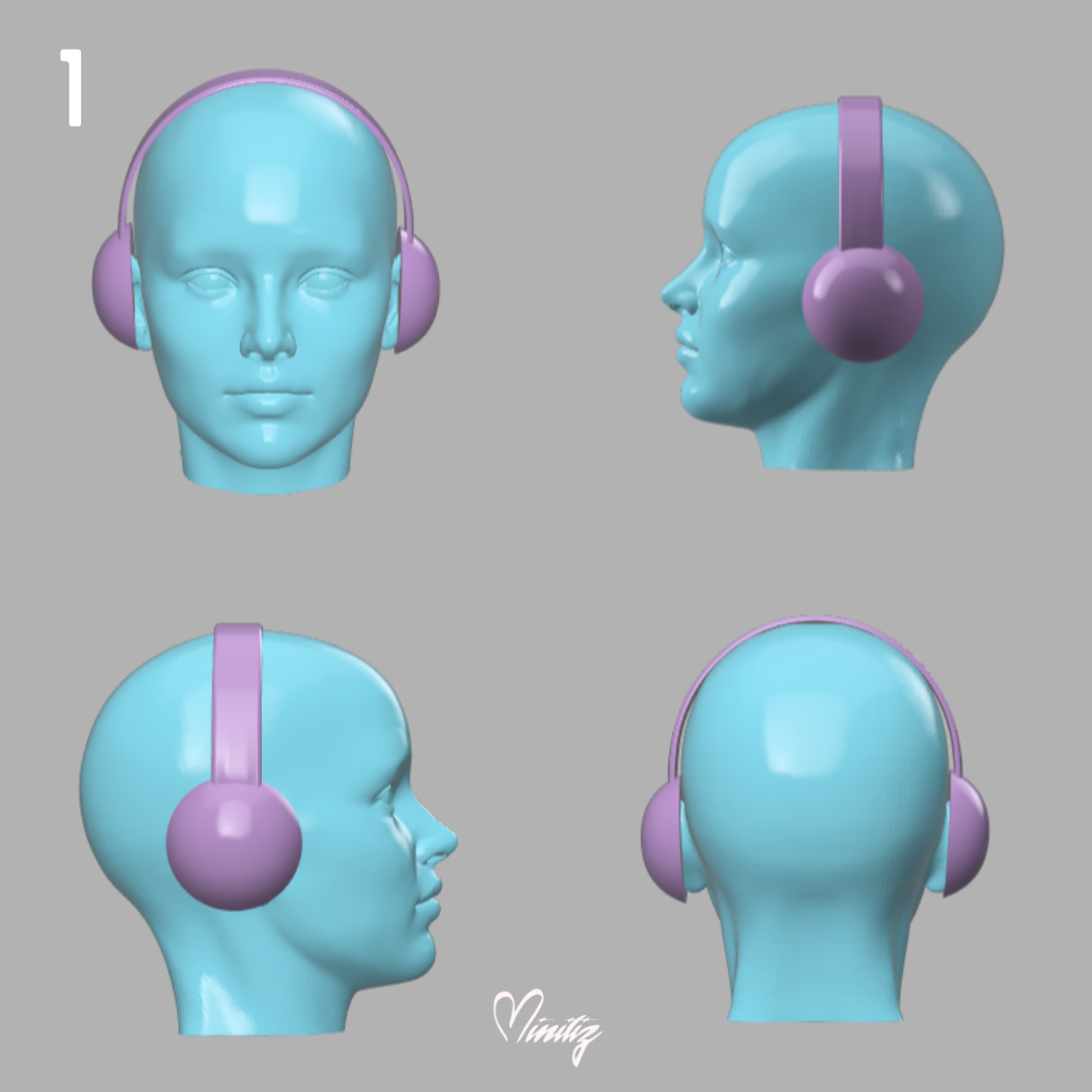 3D Model | Musa Headphone Winx Club