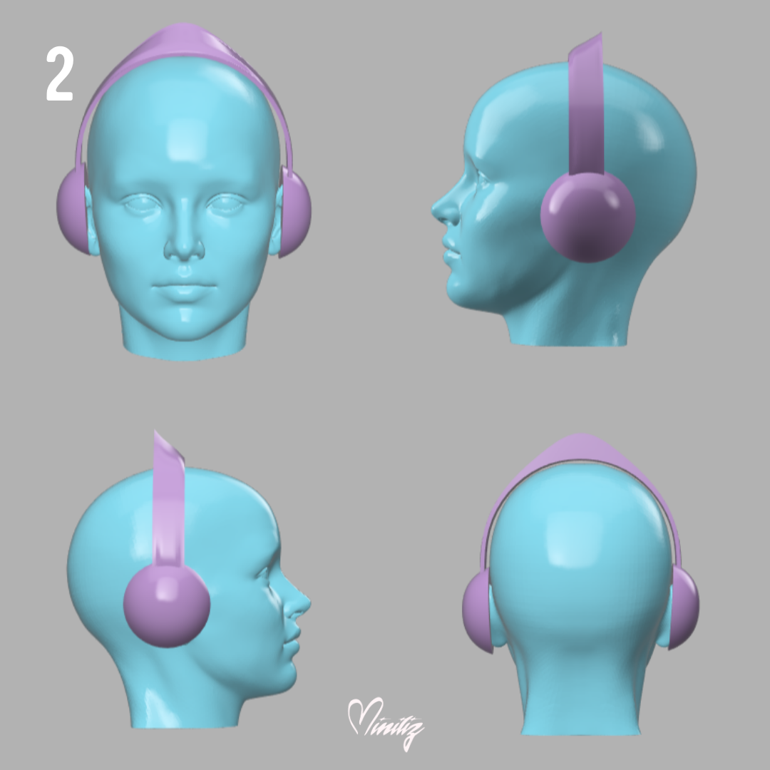 3D Model | Musa Headphone Winx Club