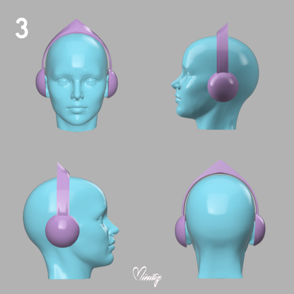 3D Model | Musa Headphone Winx Club