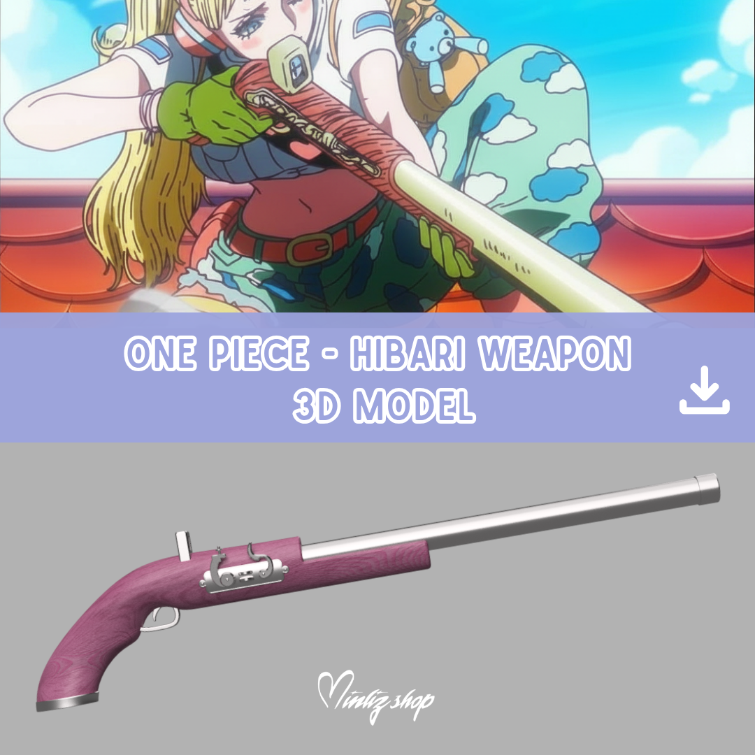 3D Model | Hibari weapon One piece