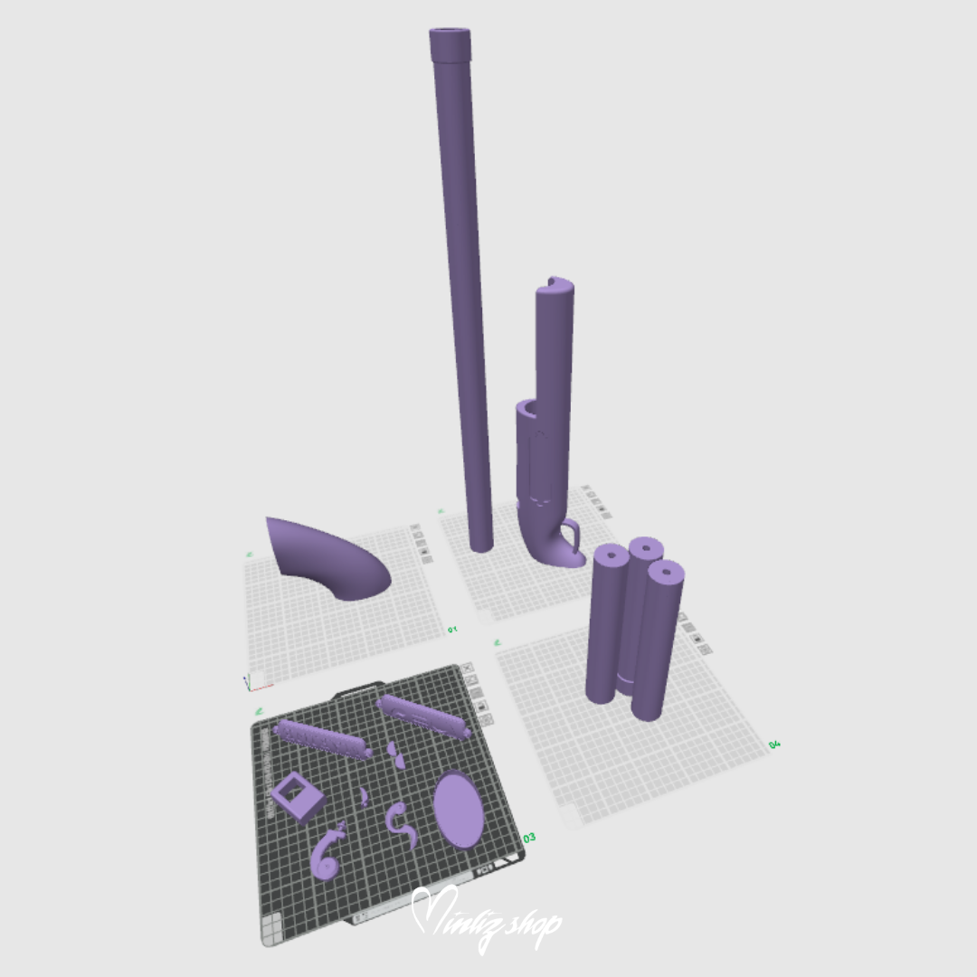 3D Model | Hibari weapon One piece