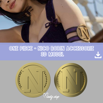 3D Model | Nico Robin Alabasta Accessories One piece live action
