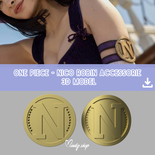 3D Model | Nico Robin Alabasta Accessories One piece live action