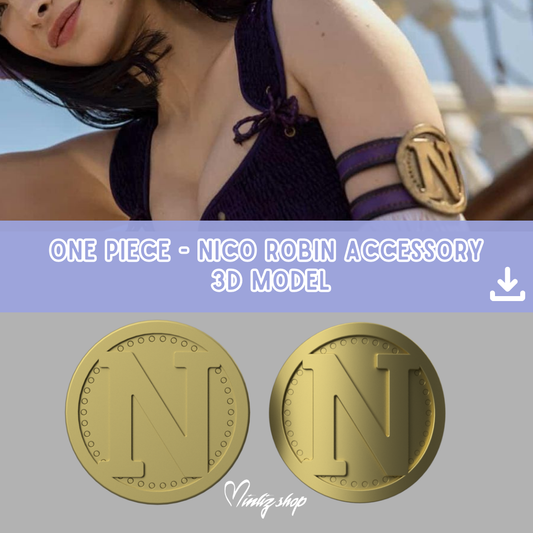 3D Model | Nico Robin Alabasta Accessories One piece live action