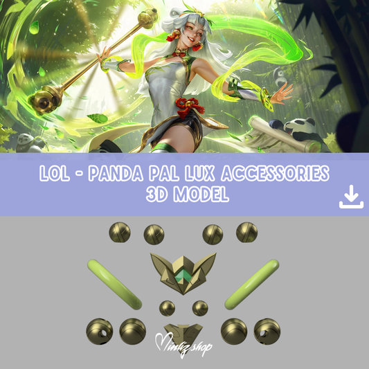 3D Model | Panda Pal Lux Accessories League of Legends