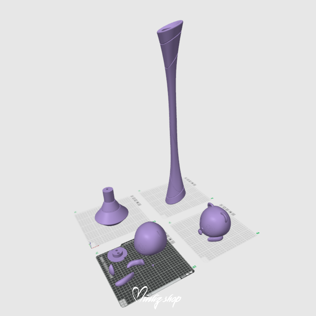 3D Model | Panda Pal Lux skin wand weapon League of Legends