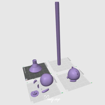 3D Model | Panda Pal Lux skin wand weapon League of Legends