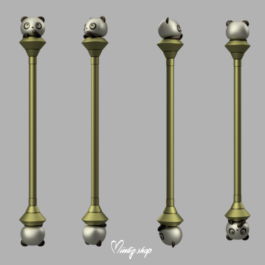 3D Model | Panda Pal Lux skin wand weapon League of Legends