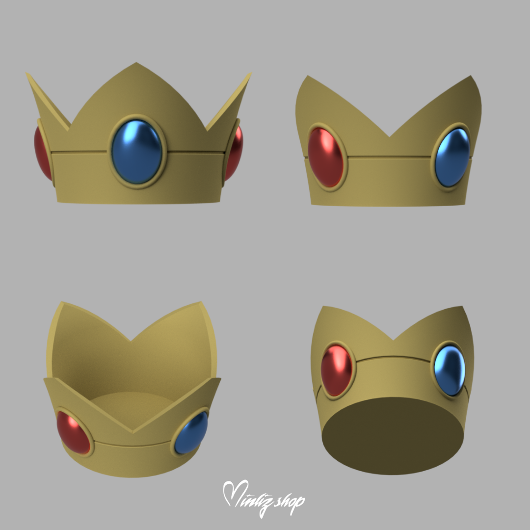 3D Model | Princess Peach Crown