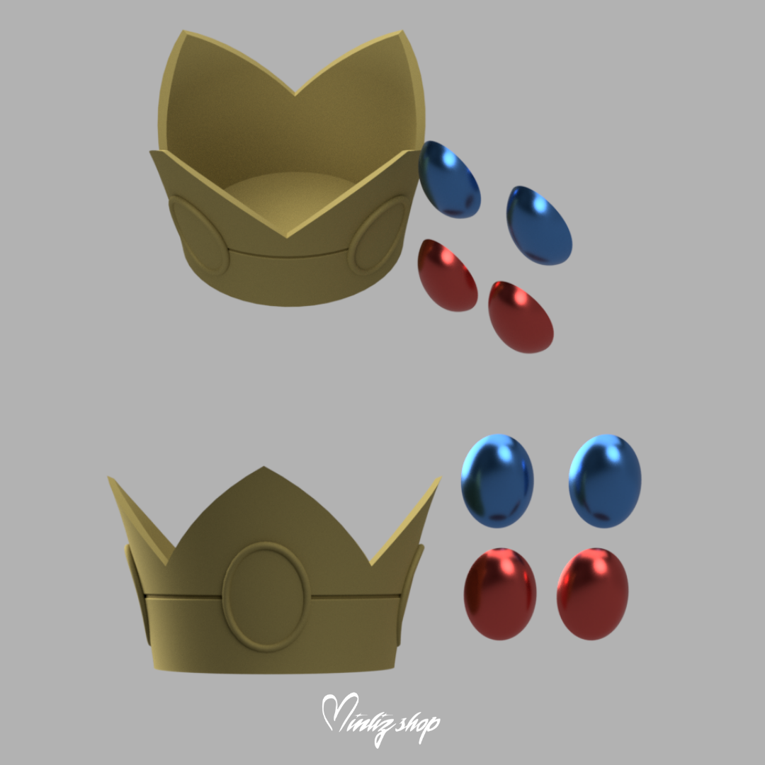 3D Model | Princess Peach Crown
