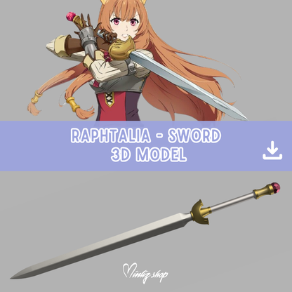 3D Model | Raphtalia Sword the Rising of the Shield Hero