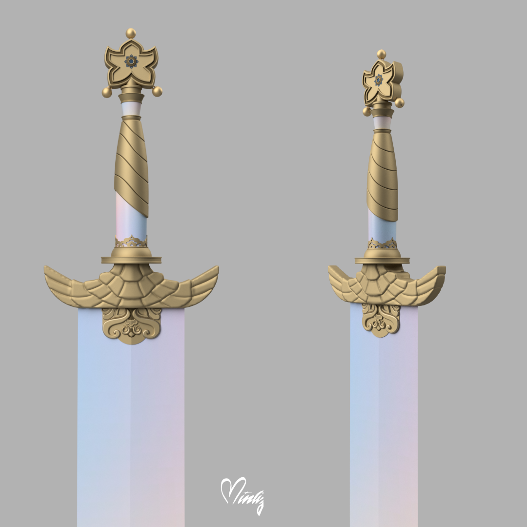 3D Model | Kpop Demon Hunters Rumi sword phase 2