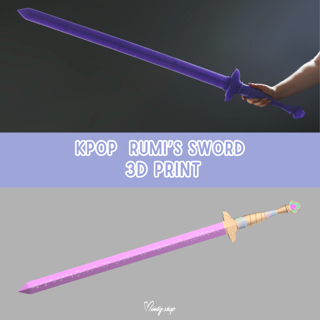 3D Printed Kit | Kpop Demon Hunters Rumi sword
