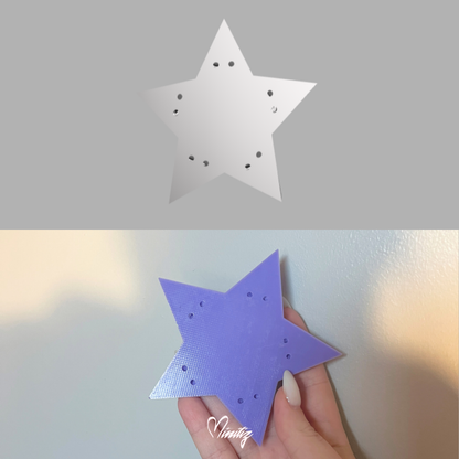 3D Printed Kit | Princess Harmony Rosalina brooch, earrings and magic wand