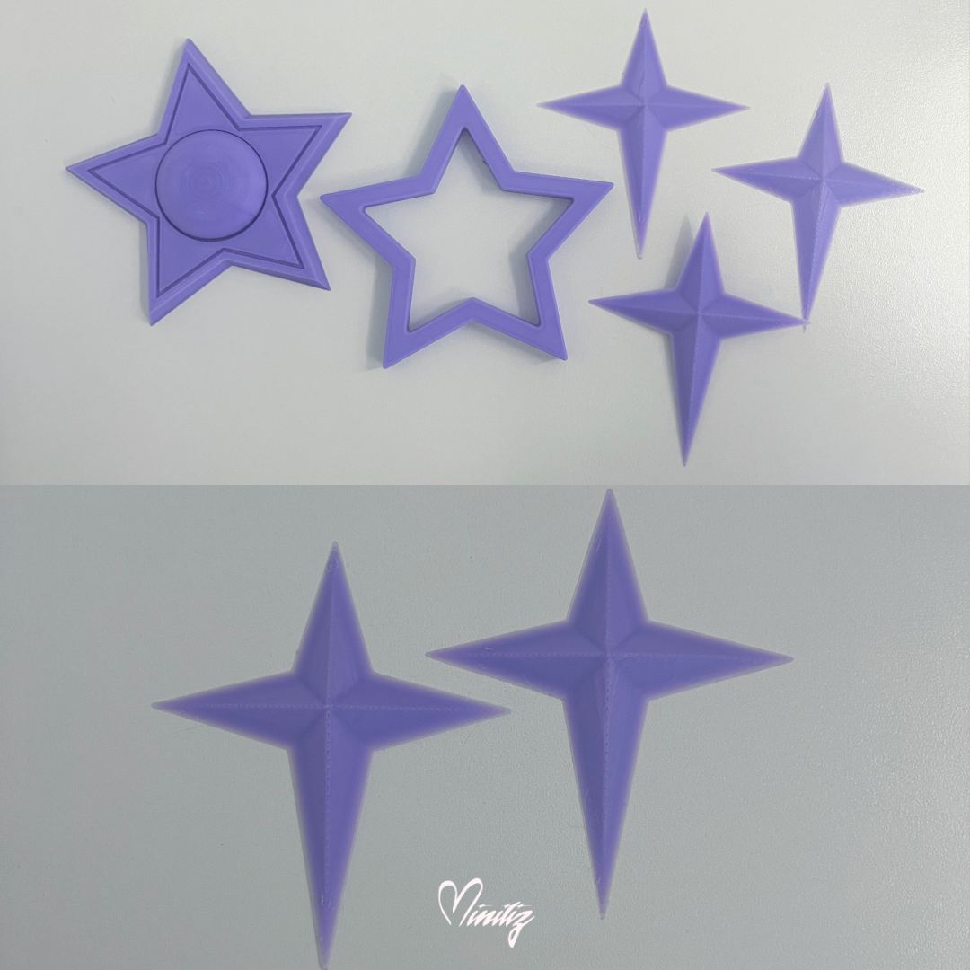 3D Printed Kit | Princess Harmony Rosalina brooch, earrings and magic wand