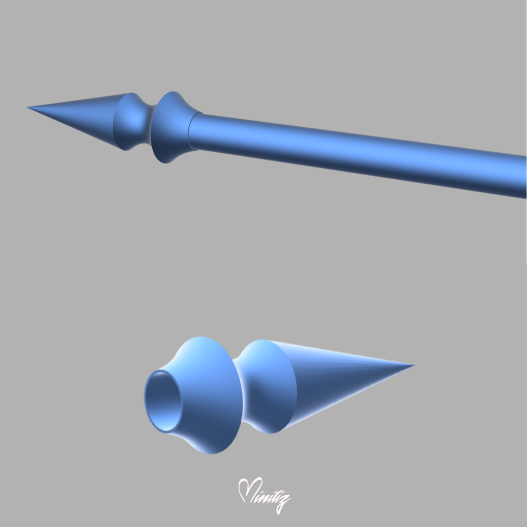 3D Model | Genshin Impact Rosaria spear