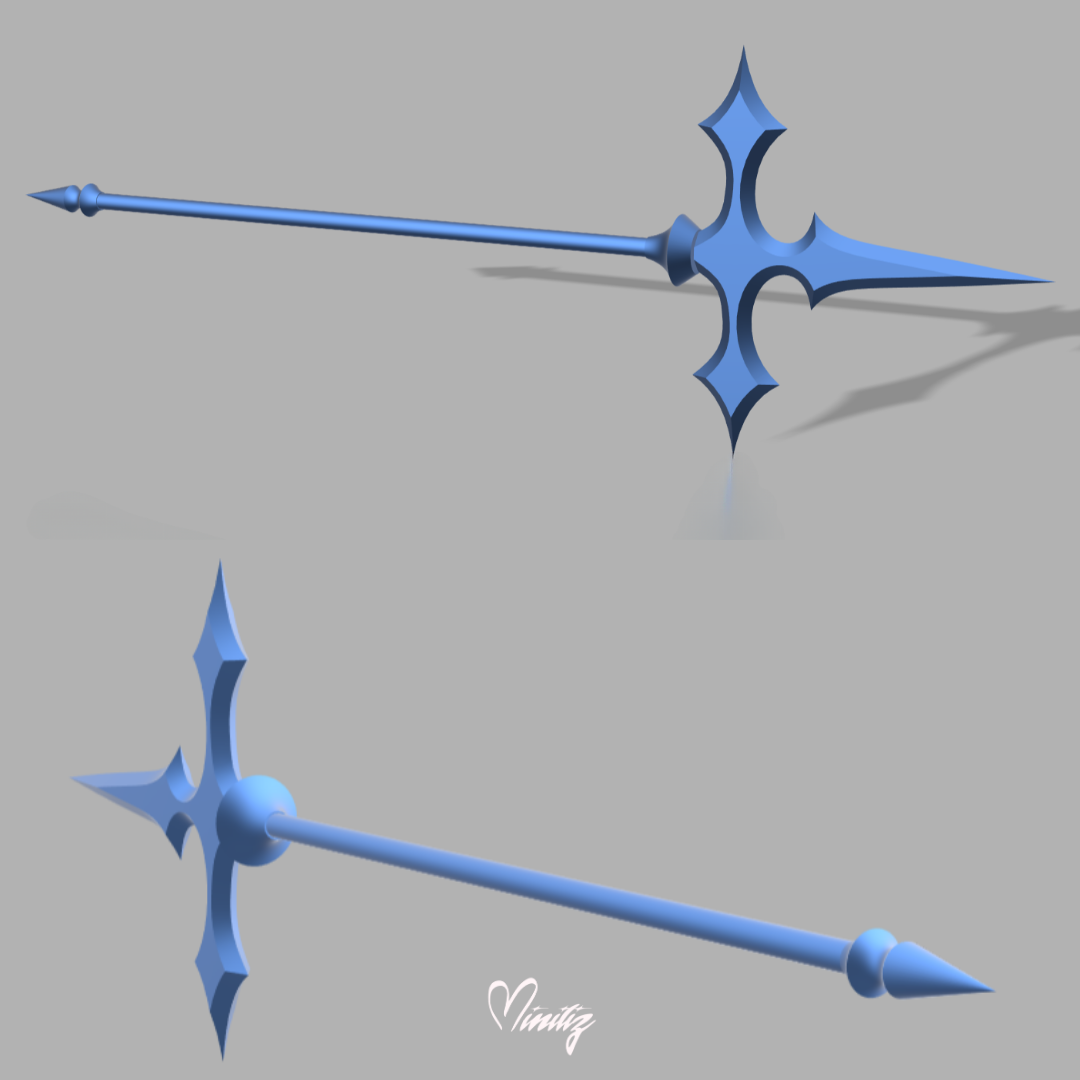 3D Model | Genshin Impact Rosaria spear