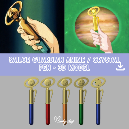 3D Model | Sailor Moon Sailor Guardians Transformation Pen