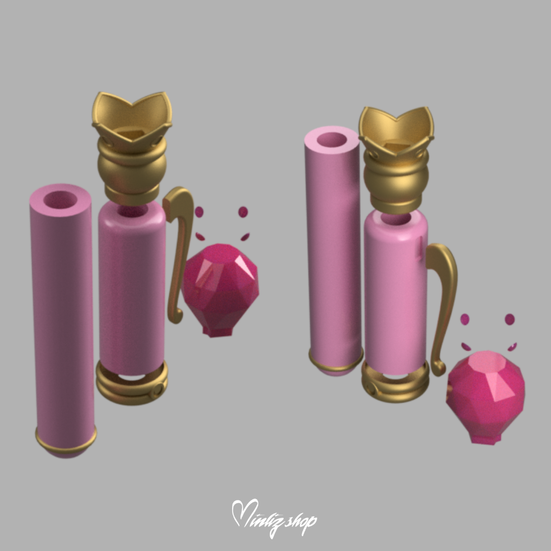 3D Model | Sailor Moon Disguise Pen Manga / Crystal Version