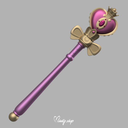 3D Model | Sailor Moon Spiral Heart Moon Rod Crystal version