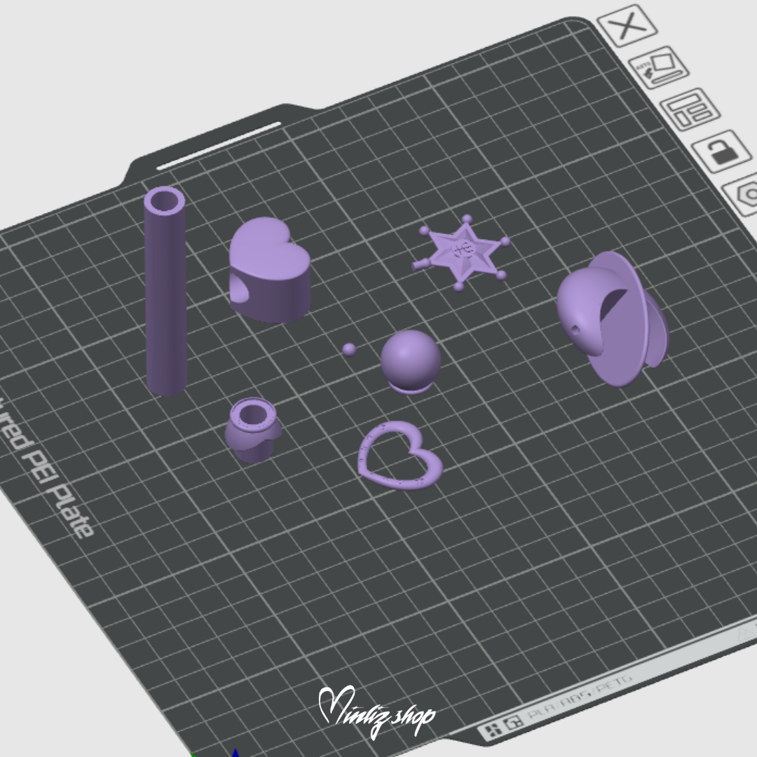 3D Model | Inspired Sailor Moon Sailor Neptune Lip Rod