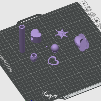 3D Model | Inspired Sailor Moon Sailor Neptune Lip Rod