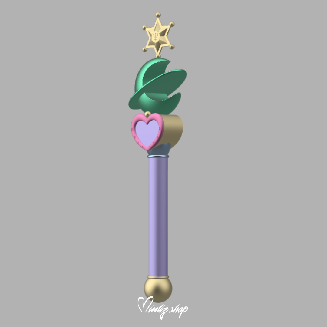 3D Model | Inspired Sailor Moon Sailor Neptune Lip Rod