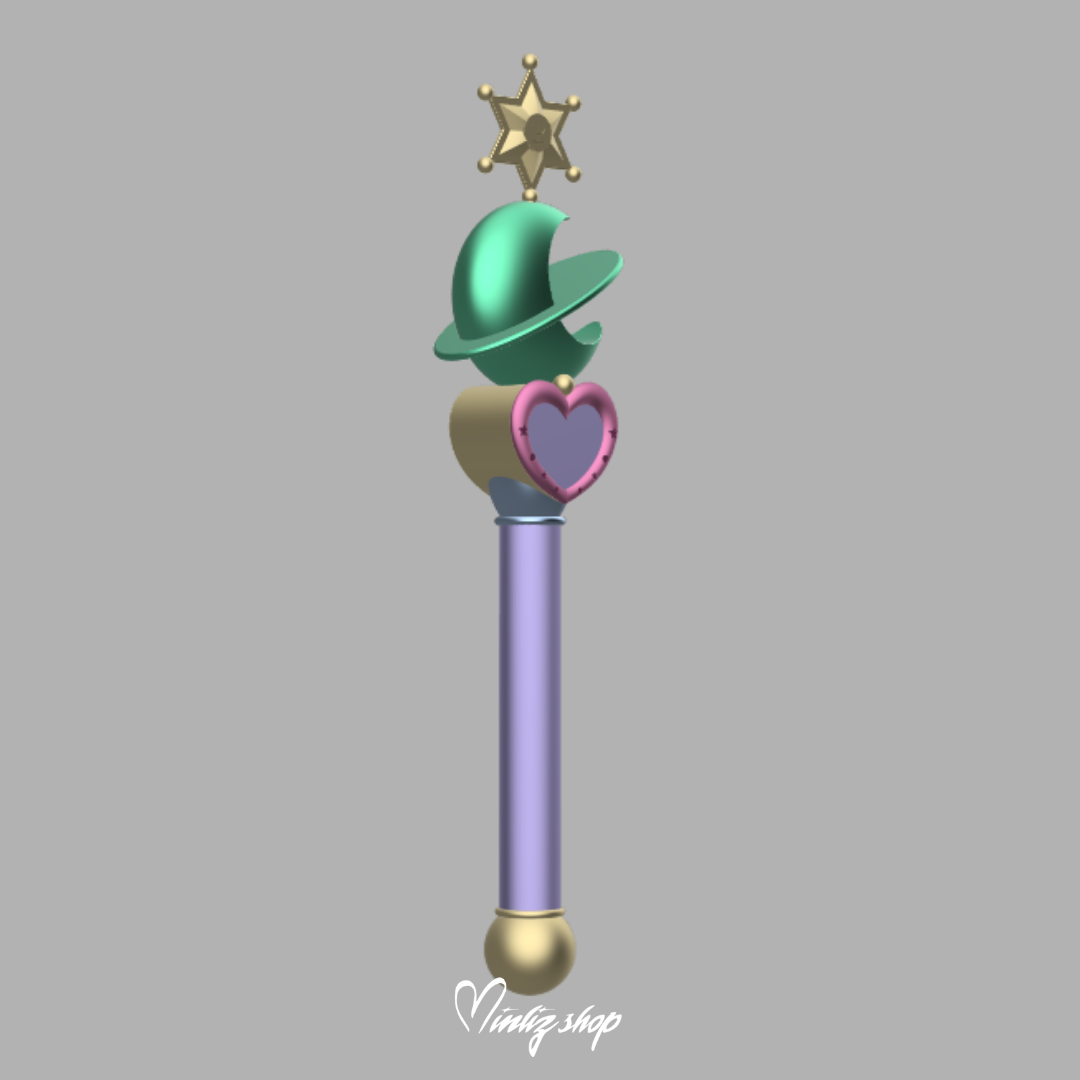 3D Model | Inspired Sailor Moon Sailor Neptune Lip Rod