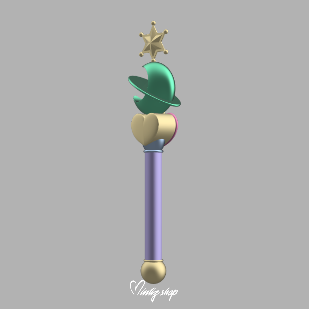 3D Model | Inspired Sailor Moon Sailor Neptune Lip Rod