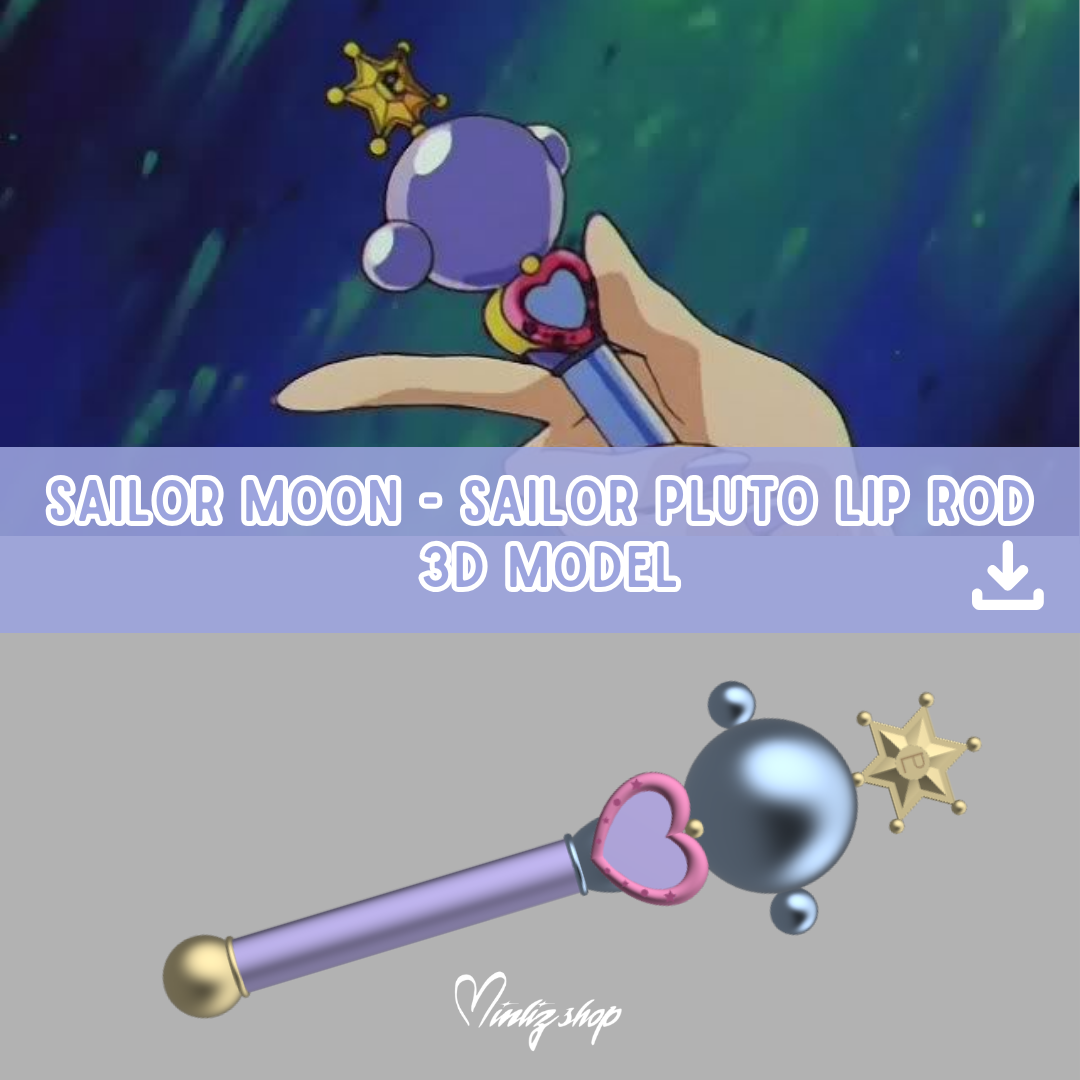 3D Model | Sailor Moon Sailor Pluto Lip Rod