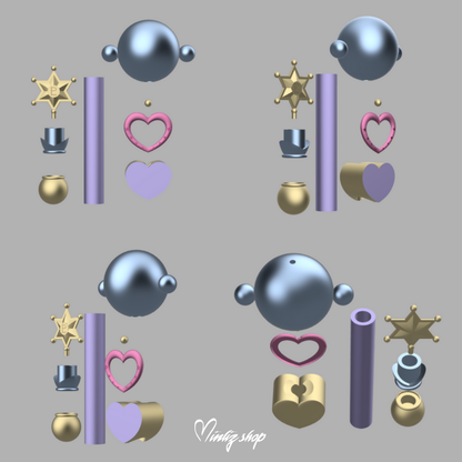 3D Model | Sailor Moon Sailor Pluto Lip Rod