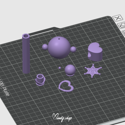 3D Model | Sailor Moon Sailor Pluto Lip Rod