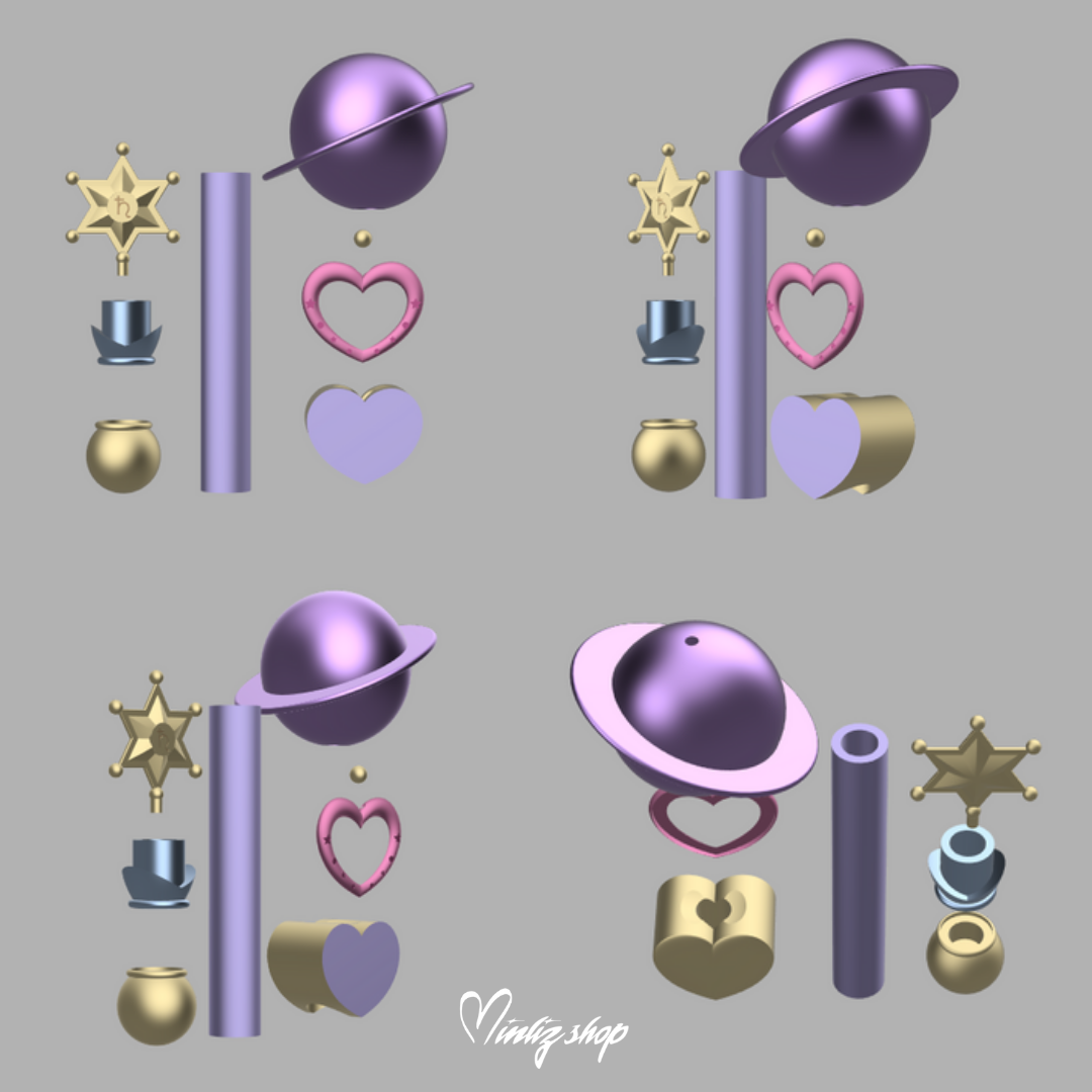 3D Model | Sailor Moon Sailor Saturn Lip Rod