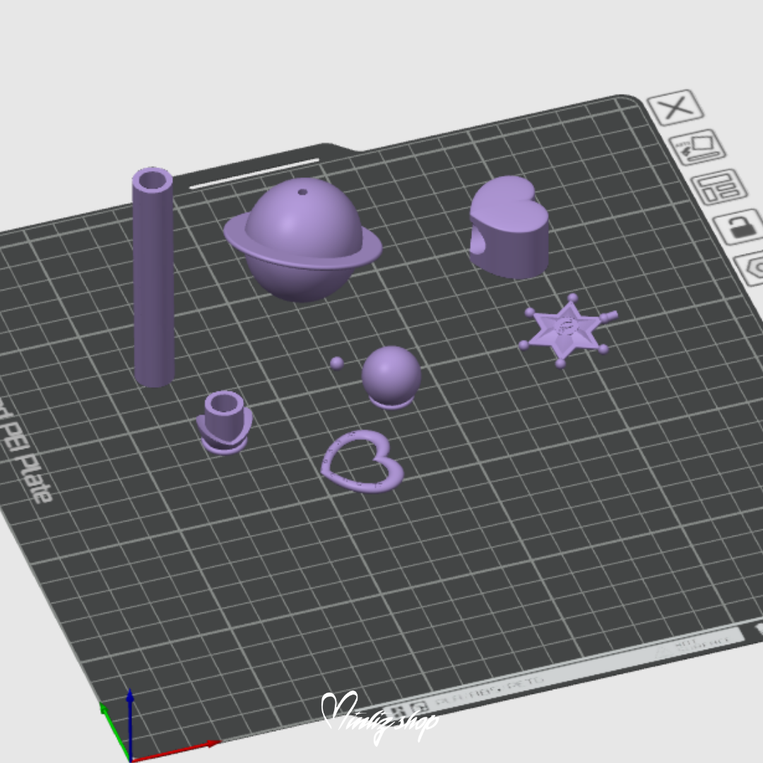 3D Model | Sailor Moon Sailor Saturn Lip Rod